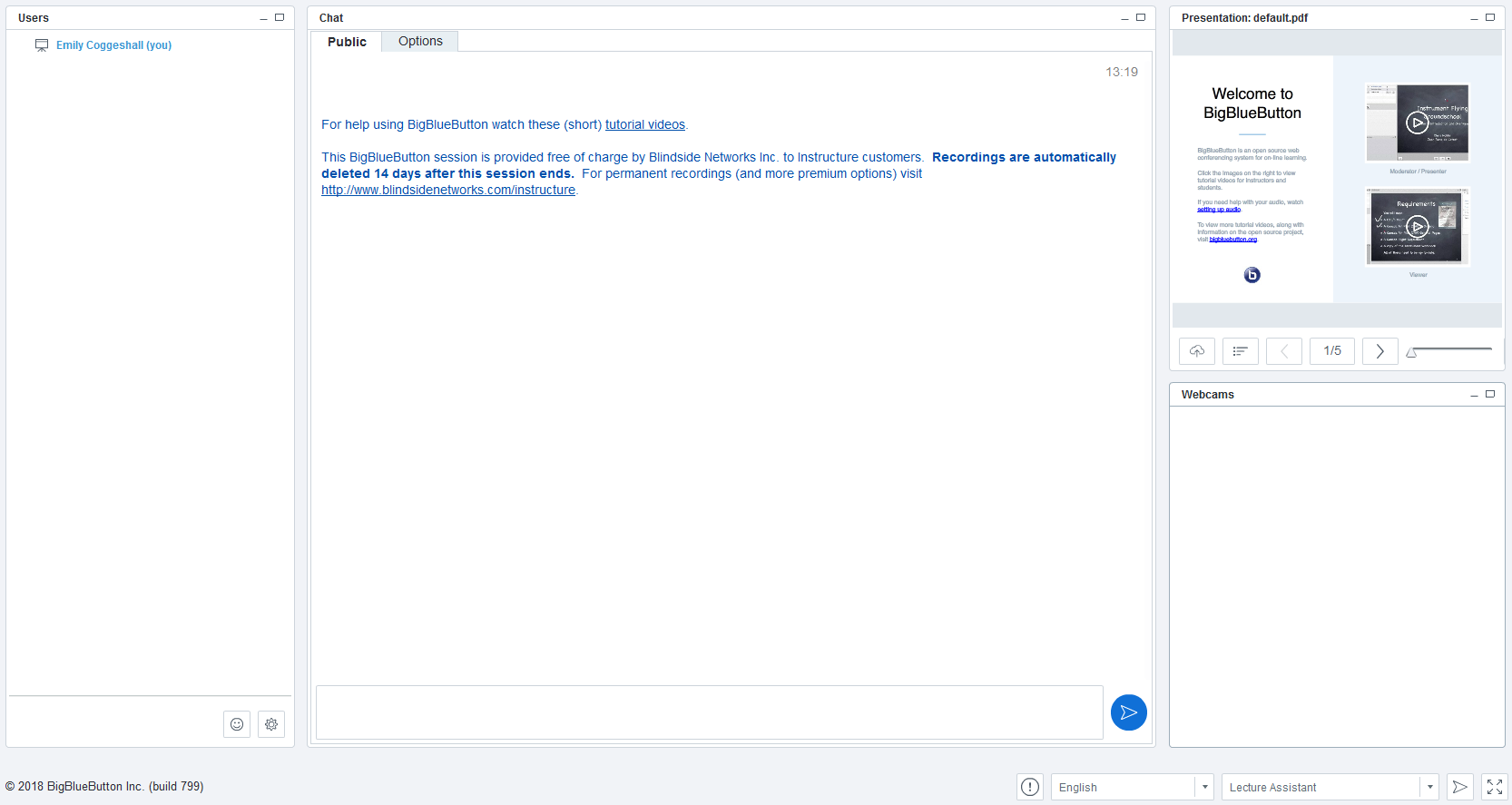 Different Layout Options in Canvas Conferences FSU Canvas Support Center