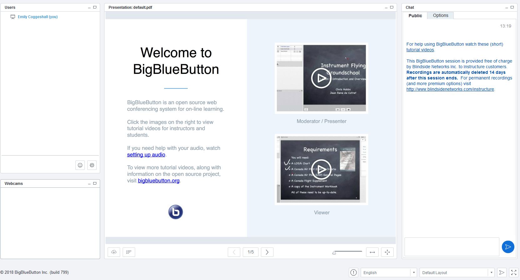 Different Layout Options in Canvas Conferences FSU Canvas Support Center