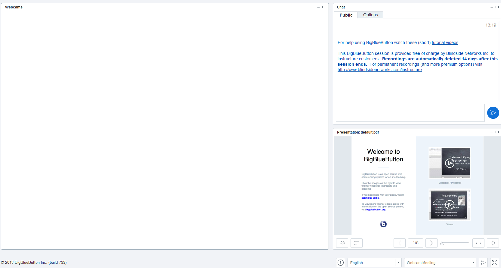 Different Layout Options in Canvas Conferences FSU Canvas Support Center