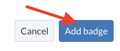 add badge button