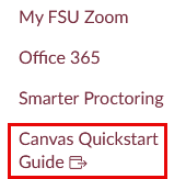 red box surrounding new navigation option in course navigation