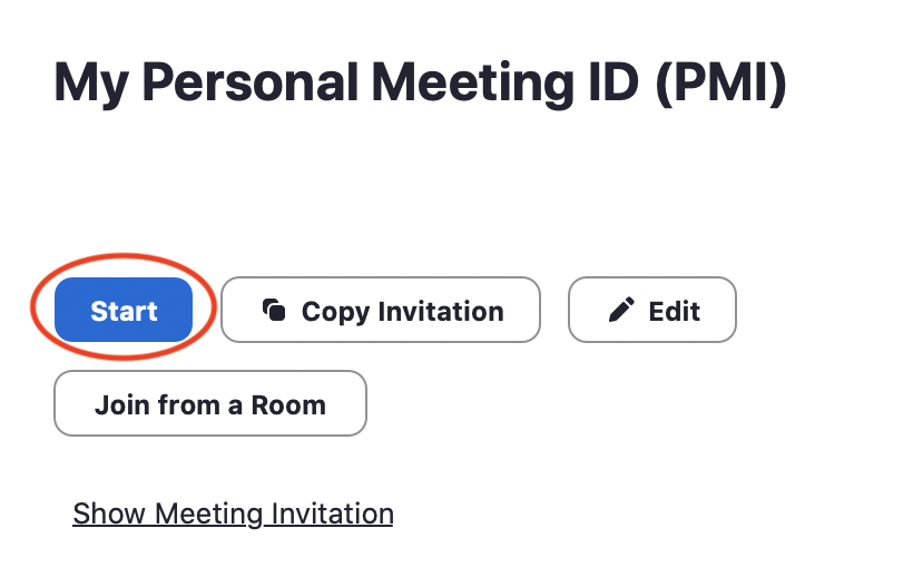 using meeting id for zoom meeting