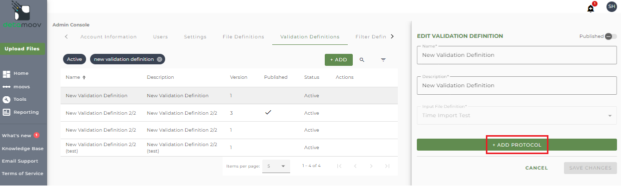 How To Create A New Validation Definition Detamoov