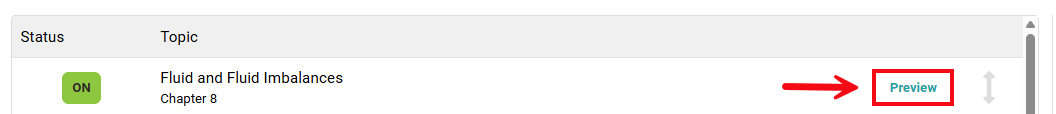A red box and arrow highlight the Preview option.