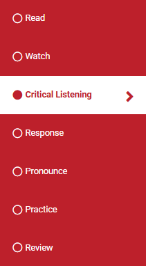 A screenshot of some of the different activity types in Medical Language Lab.