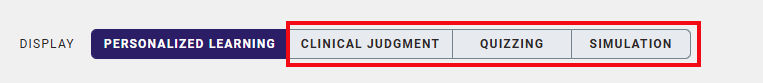 A screenshot of the Display with a red box highlighting the options.