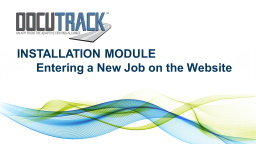 Entering a New Job on the Website