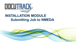 Submitting Job to NMEDA