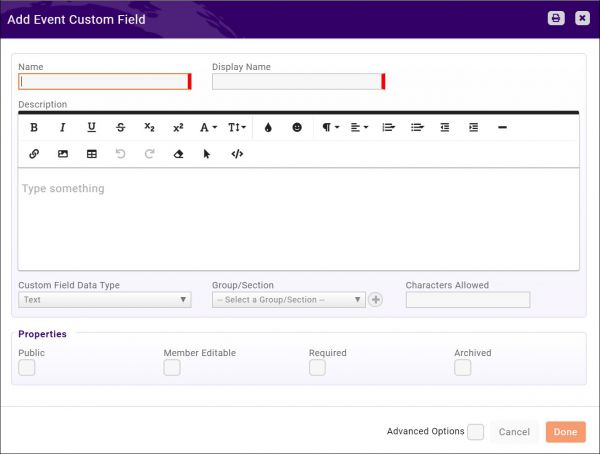 Event Details (the Overview tab) - GrowthZone