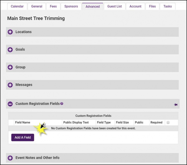 Add Custom Fields for Event Registration - ChamberMaster