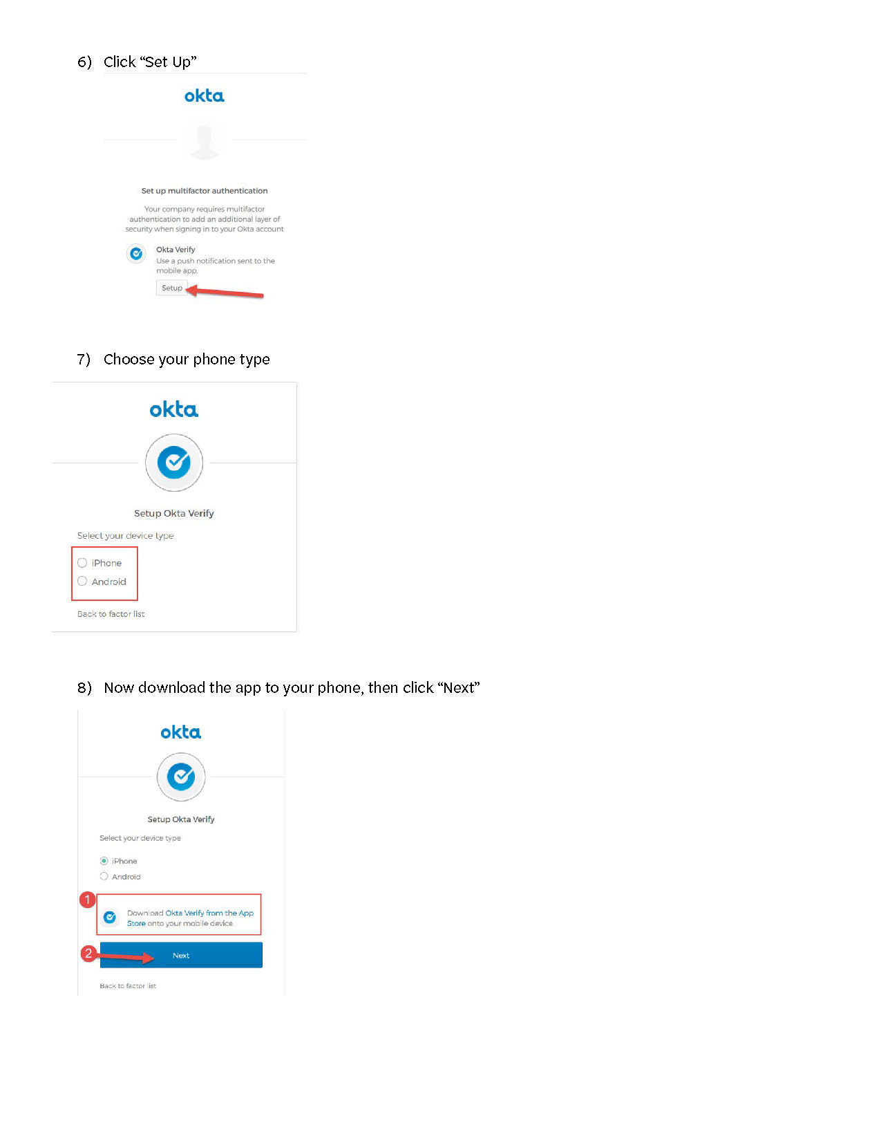 How To Set Up Okta Verify GSGATL Self Service Portal How To Set Up Okta Verify GSGATL Self Service Portal