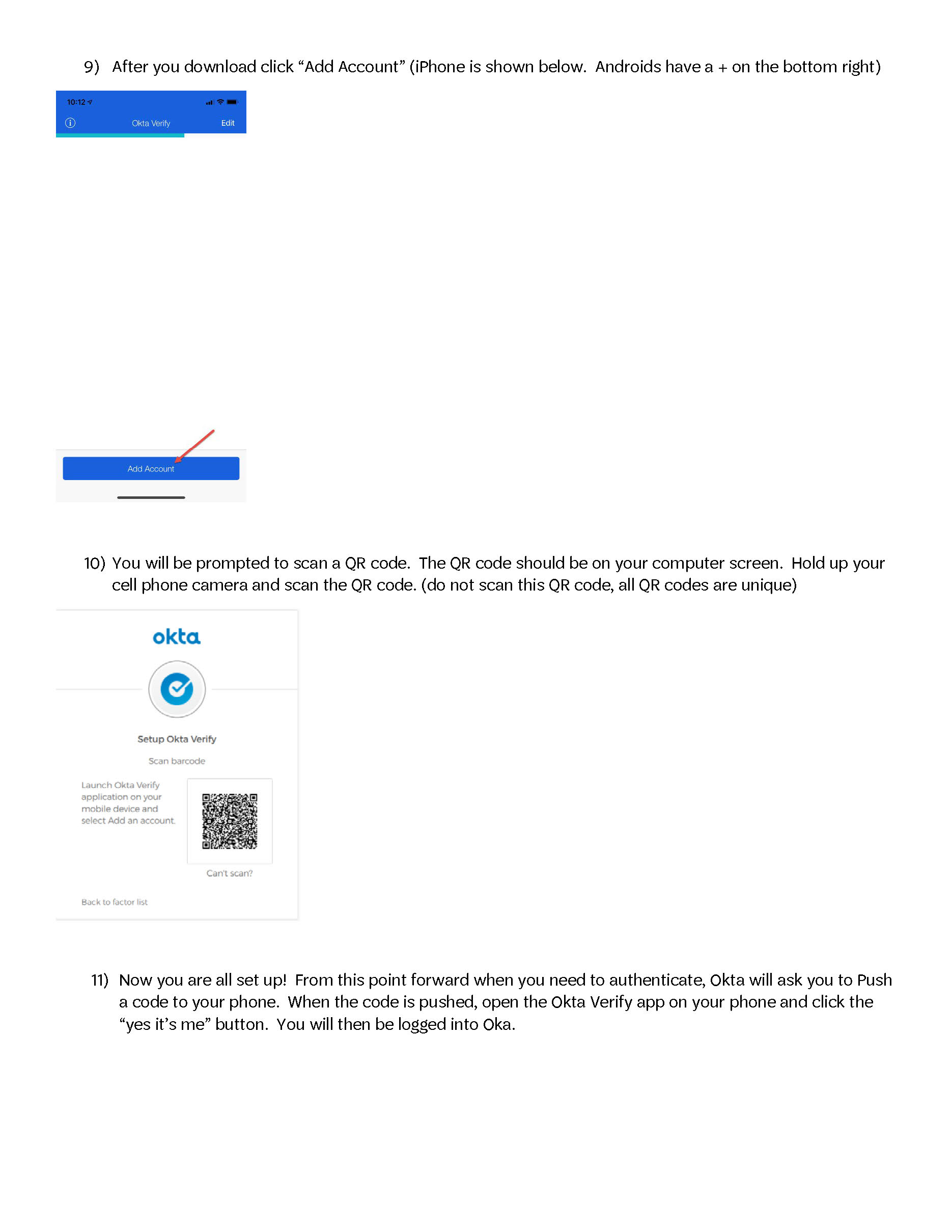 How To Set Up Okta Verify GSGATL Self Service Portal How To Set Up Okta Verify GSGATL Self Service Portal