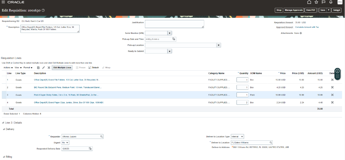 Create Requisition from Punchout Store Catalogs HappyFox