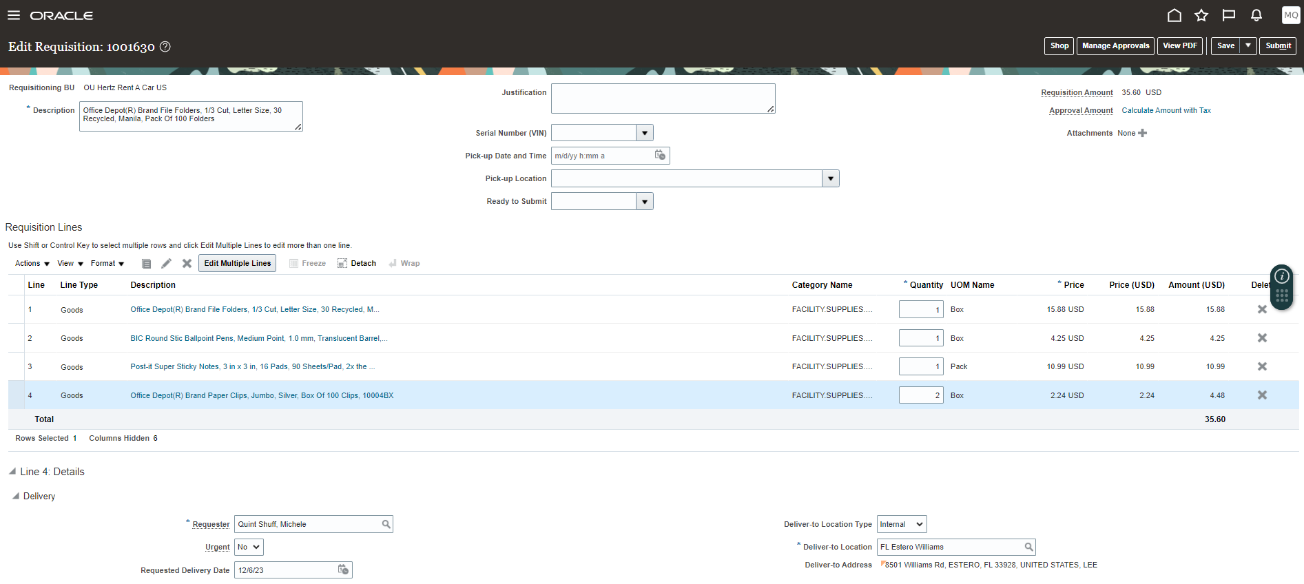 Create Requisition from Punchout Store Catalogs HappyFox