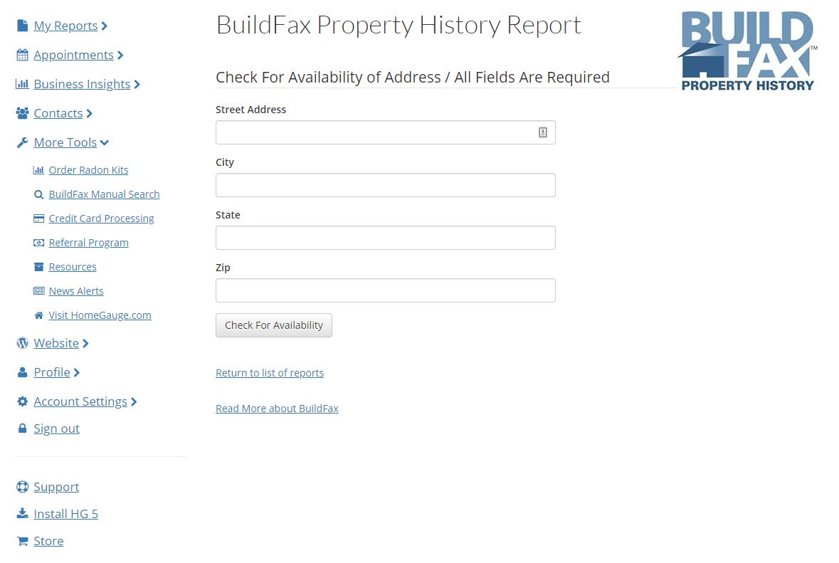 BuildFax Manual Search BuildFax Manual Search