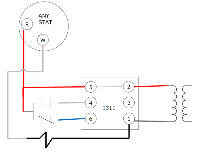 3 wire zone valve with any thermostat