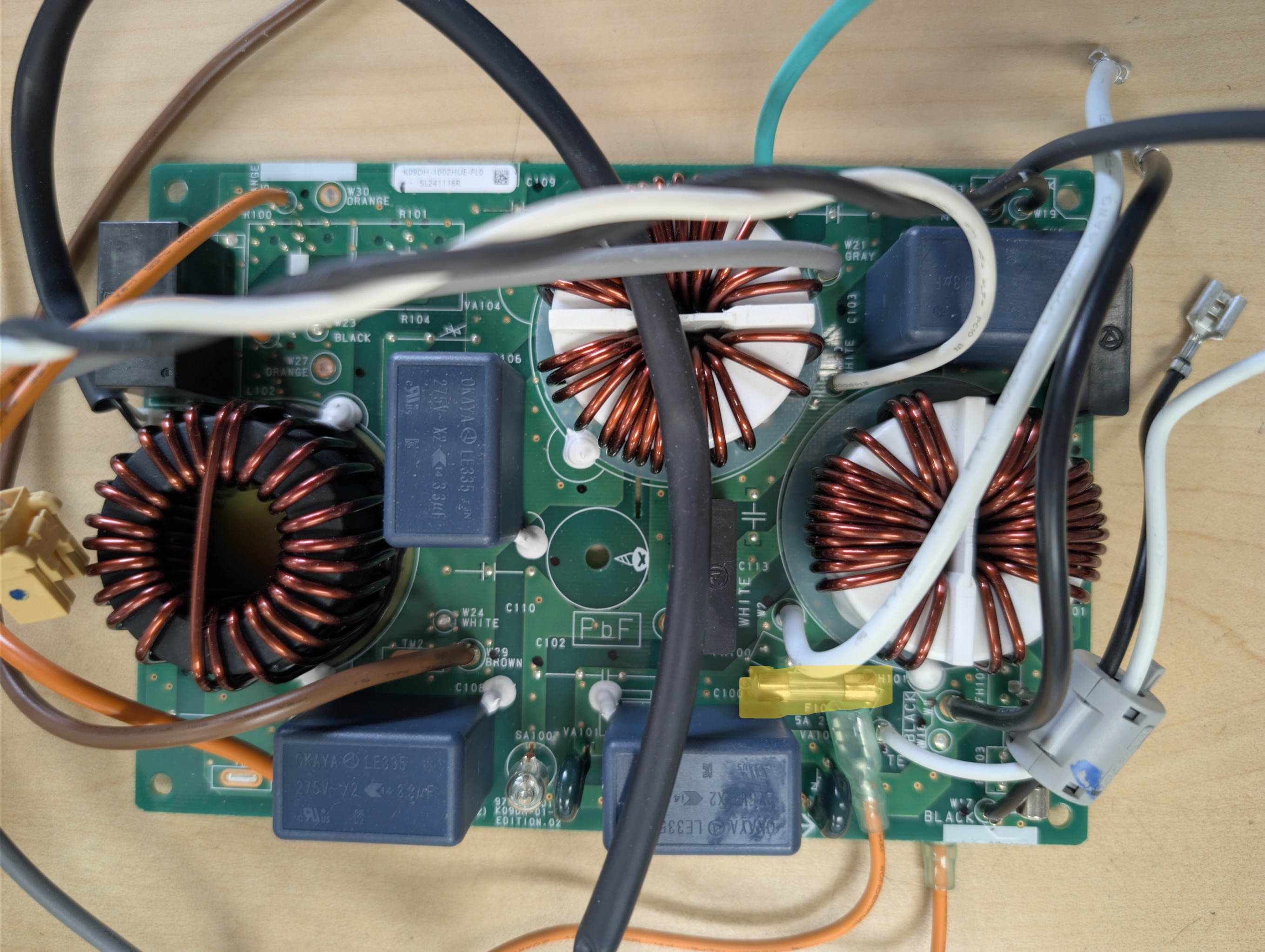 power filter board fuse