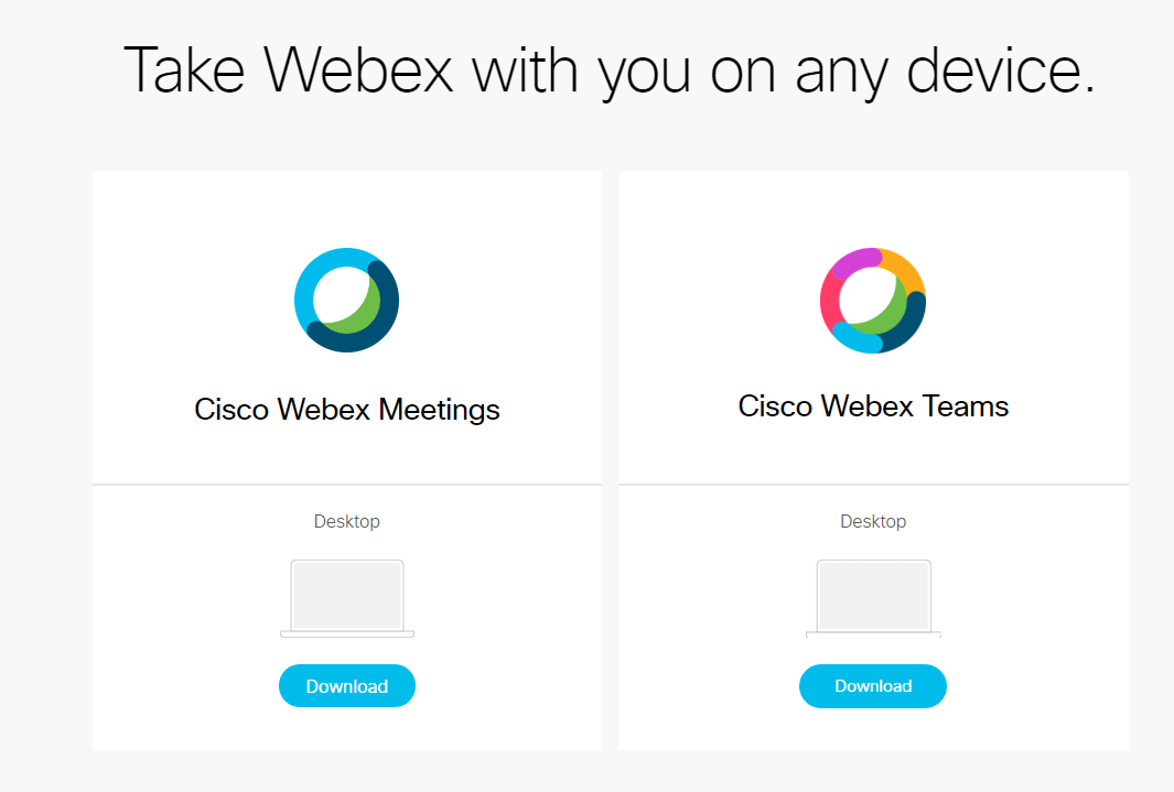 Webex meeting teams