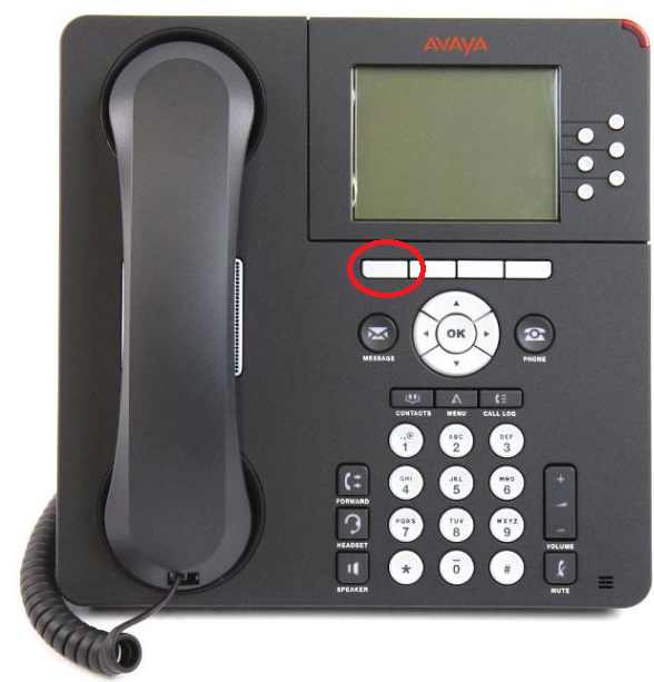 avaya phone number press rurns headset on