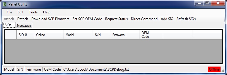 Panel Utility Offline