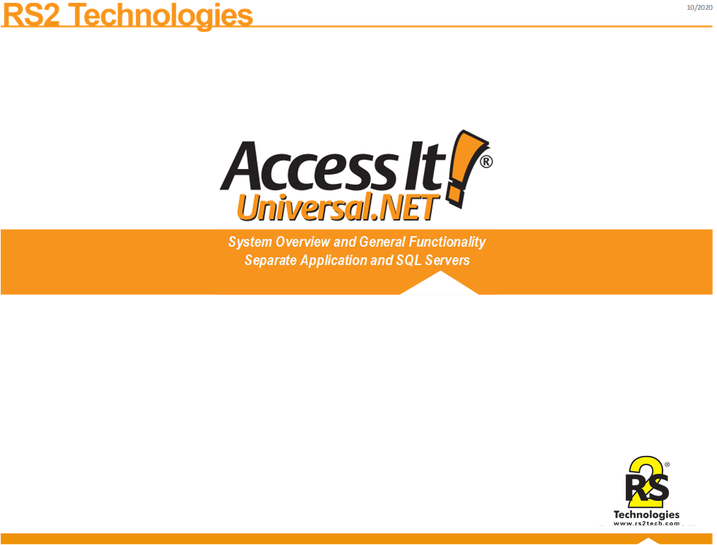 Access It System Overview and General Functionality with