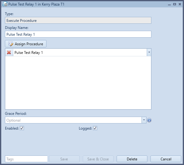 Global I/O Alarm Definition Example Feenics