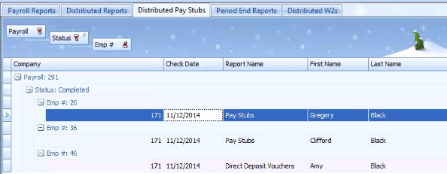 payroll stubs