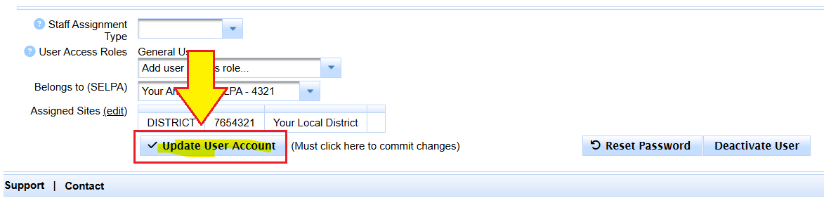 User Type filter including deactivated users