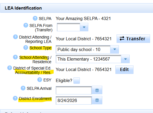 Data Monitoring predefined query menu