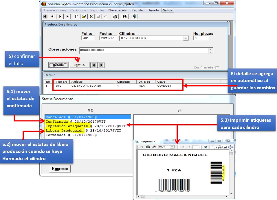 tpdcl2 Producción cilindros