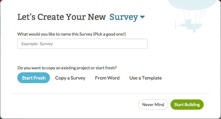 Do You Want to Start the Survey? 