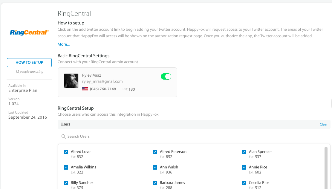 RingCentral App Setup HappyFox Support RingCentral App Setup HappyFox Support