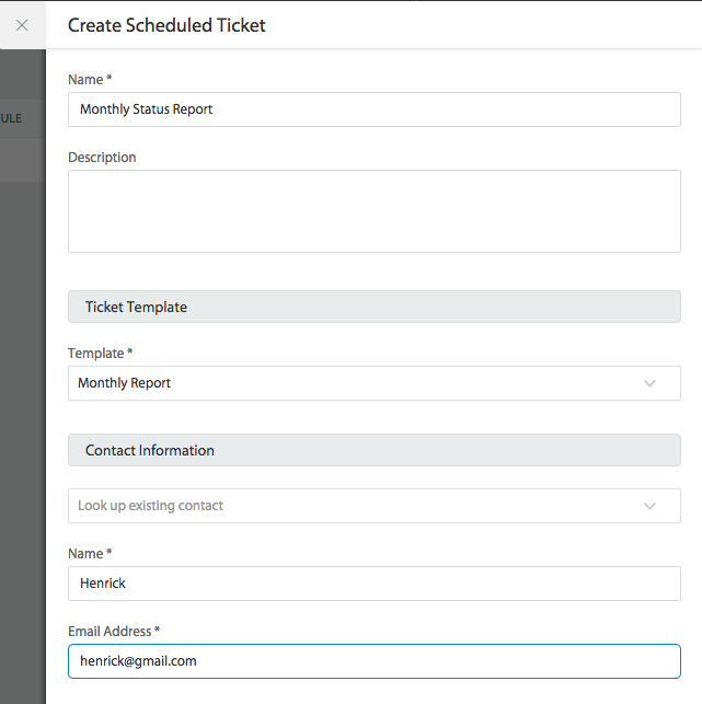 Scheduled Tickets: Automate ticket creation in HappyFox - HappyFox Support