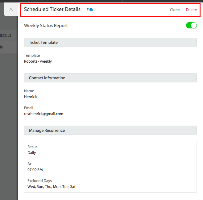 Scheduled Tickets: Automate ticket creation in HappyFox - HappyFox Support