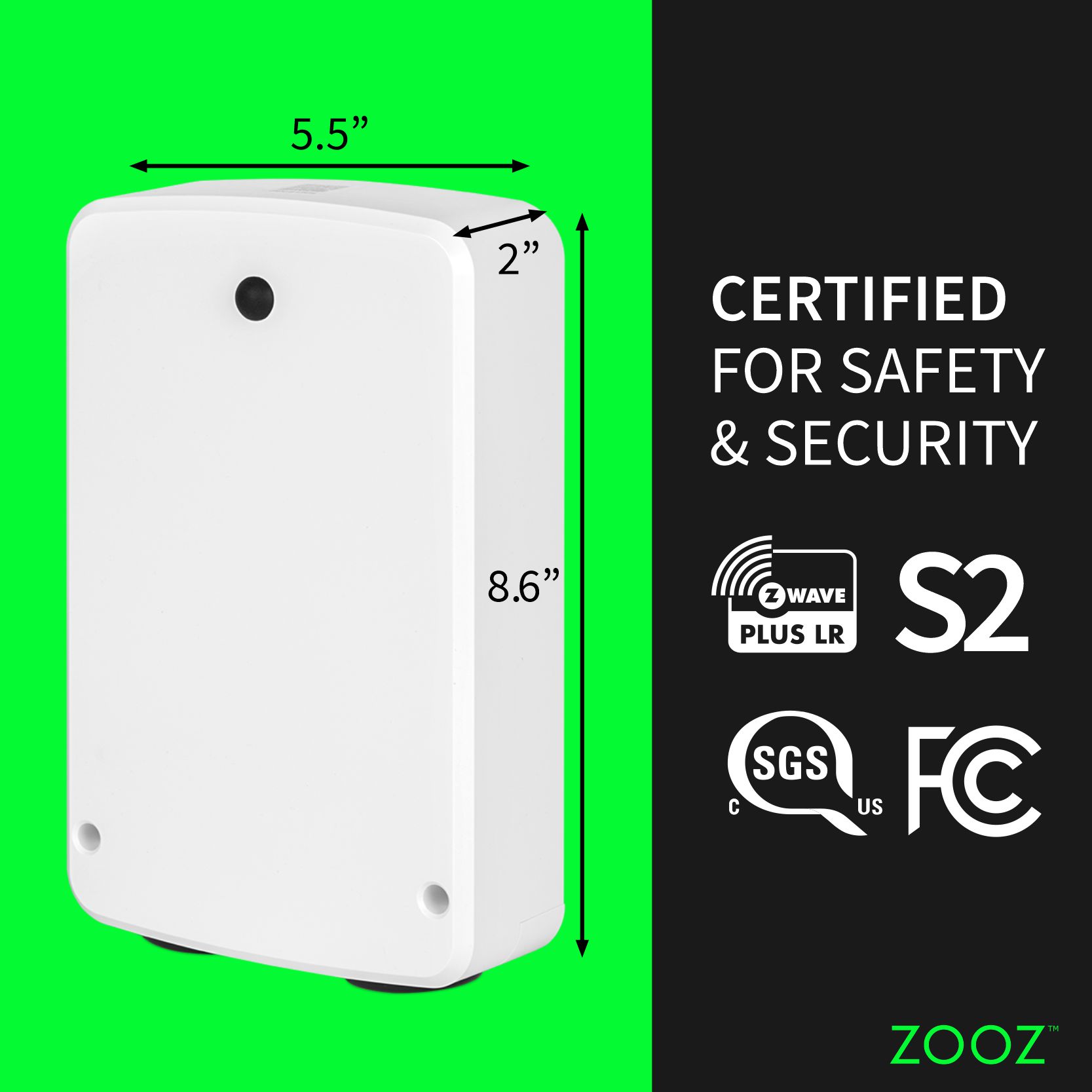 Zooz Z-Wave Plus Smoke And CO Detector Bridge ZEN55 800LR - The Smartest House