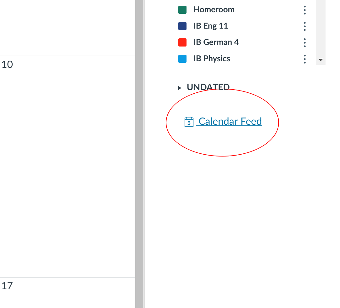 How to integrate Canvas Calendar into Google Calendar - Help Desk