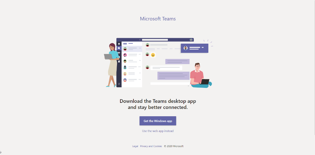 Guide to logging into Teams via a browser IT Support